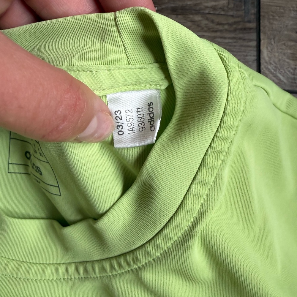 adidas Neon Short Sleeve Performance Tee - Picture 4 of 5